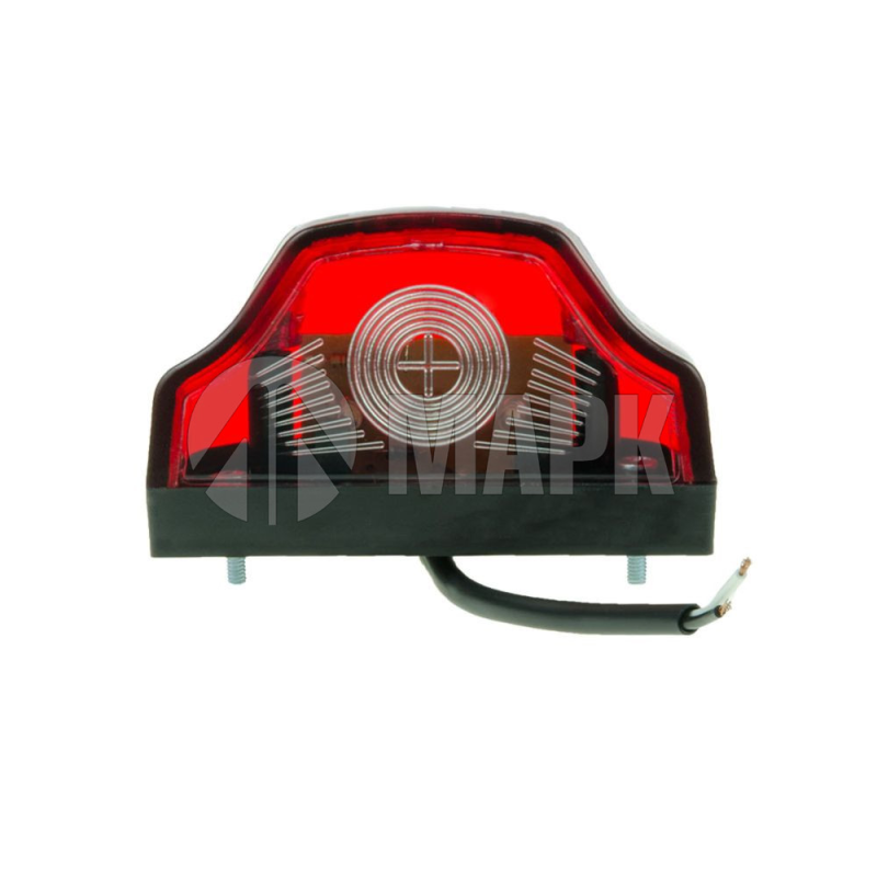 ПН 2-0102 LED - Подсветка номерного знака евро фура красная (волна) диодная ТехАвтоСвет